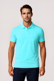 Polo T-shirt - Turquoise blue