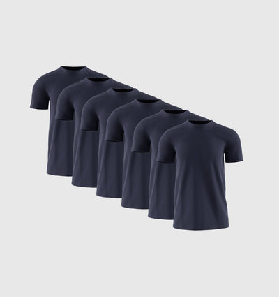 Pack of 6 - Navy Blue