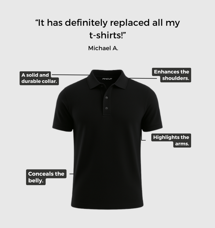 Polo T-shirt - Navy blue