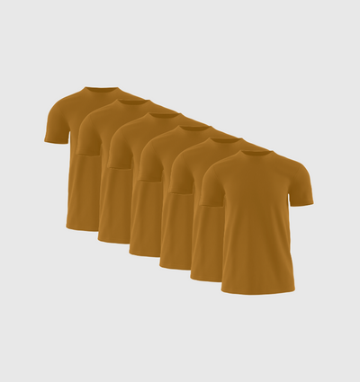 Pack of 6 - Mustard