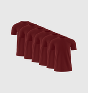 Pack of 6 - Burgundy