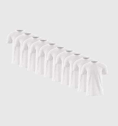Pack of 9 - White