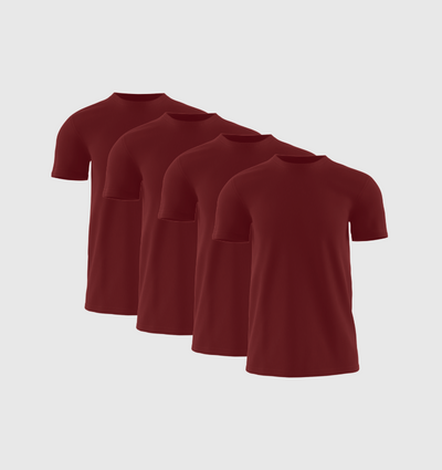 Pack of 4 - Burgundy