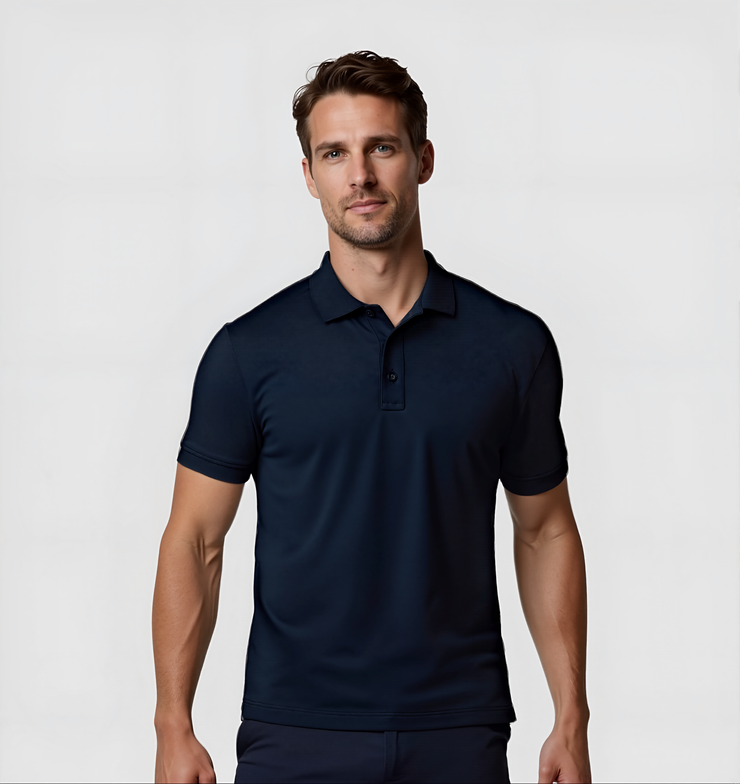Polo T-shirt - Navy blue