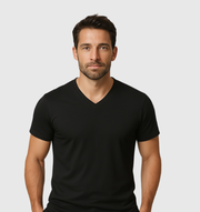 Pack of 9 V-necks - Black