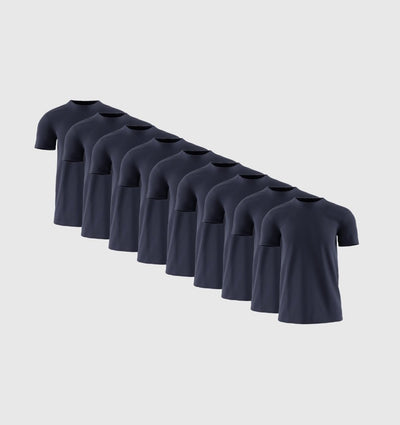 Pack of 9 - Navy Blue
