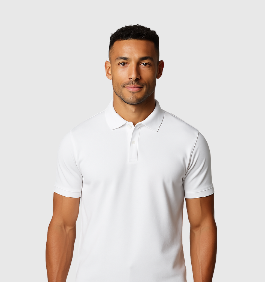 Pack of 6 Polo Shirts - White