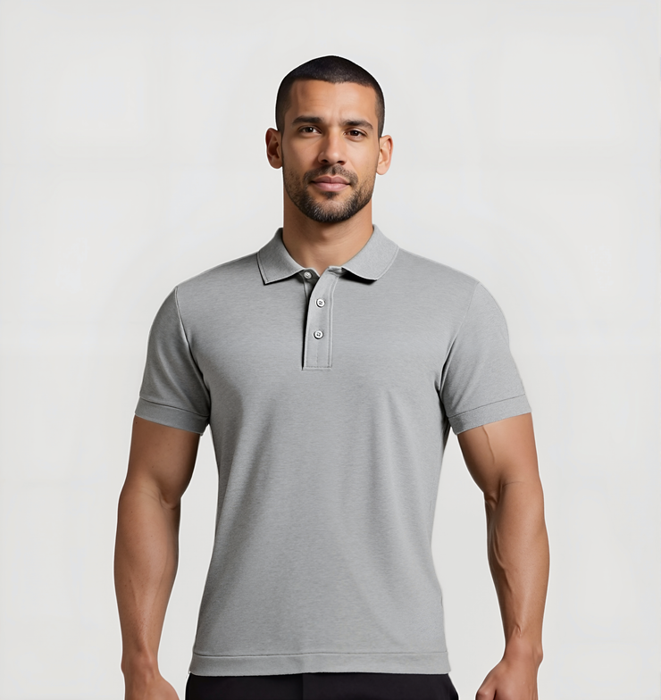 Polo T-shirt - Gray