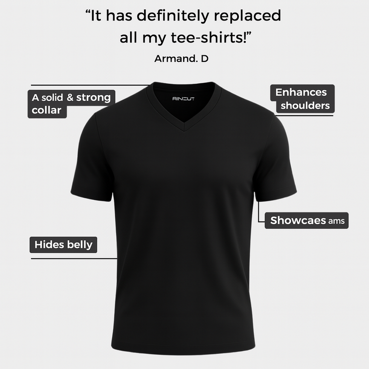 Pack of 4 V-neck Shirts - Fall