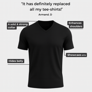 V-neck T-shirt - Khaki