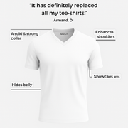 Pack of 9 V-neck Shirts - Turquoise blue