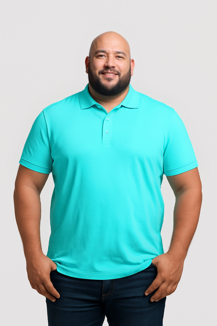 Polo T-shirt - Turquoise blue