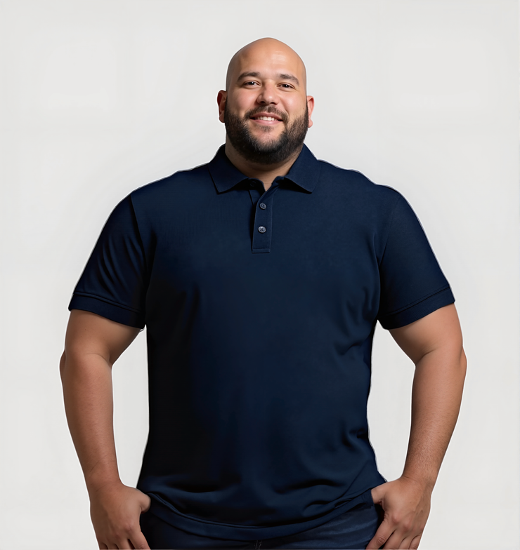 Polo T-shirt - Navy blue