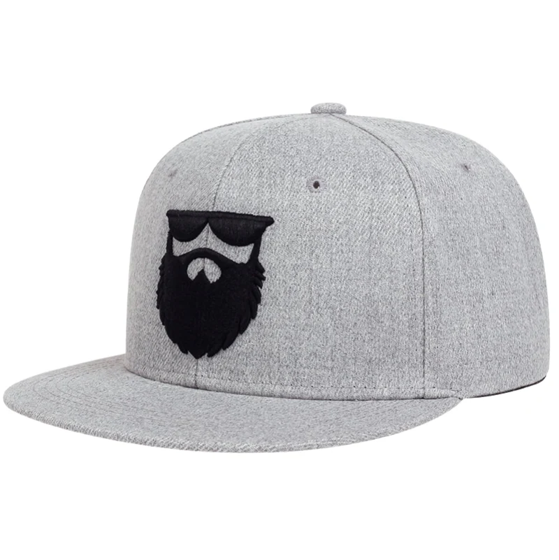 Unisex Adjustable Cap Featuring Iconic Beard Embroidery